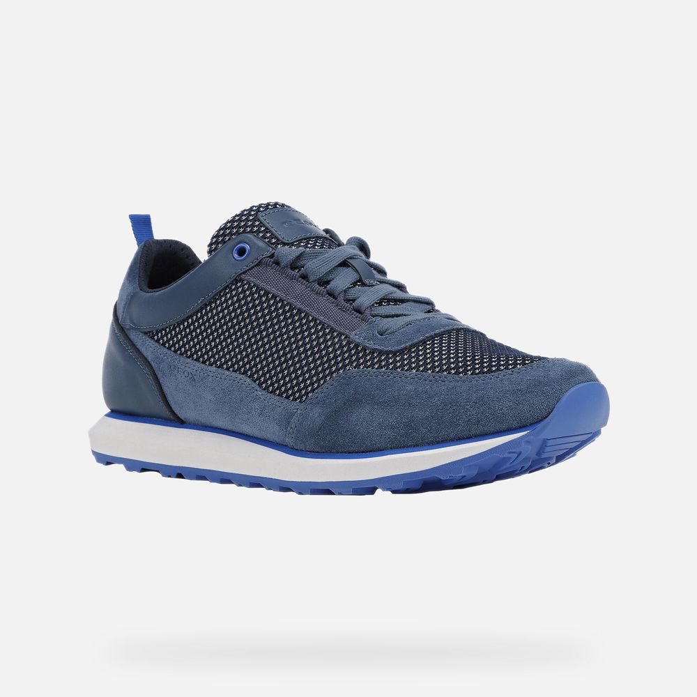 Basket Geox Volto - Bleu - Homme 319068-HZO